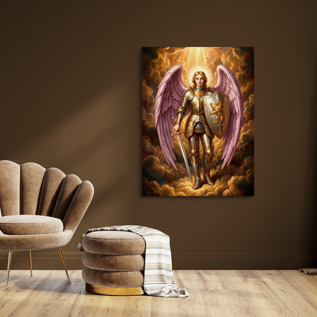 Archangel's Vigil - Luxury Wall Art