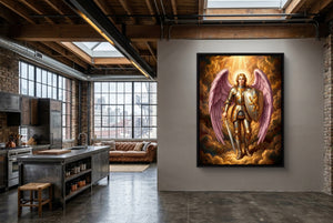 Archangel's Vigil - Luxury Wall Art