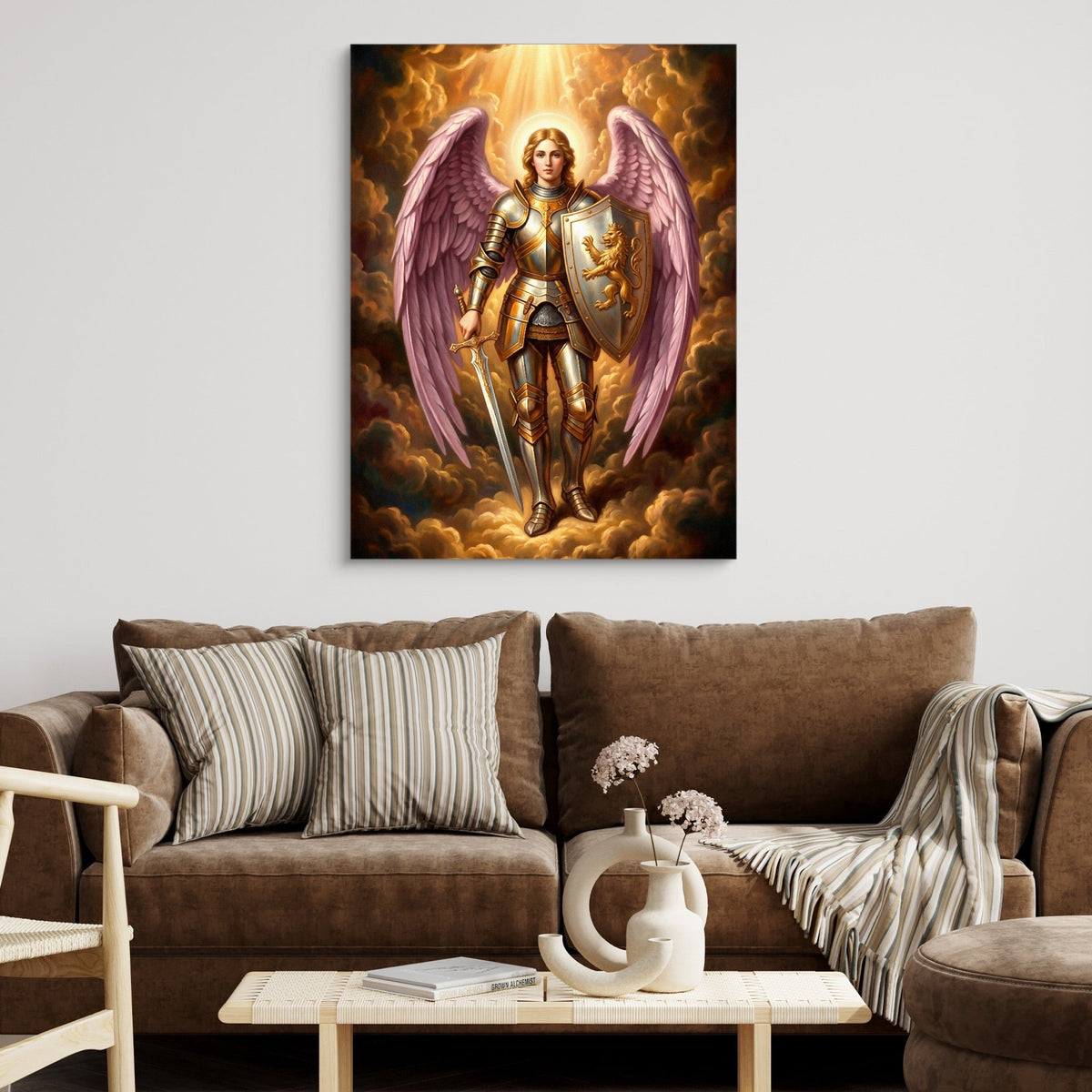 Archangel's Vigil - Luxury Wall Art