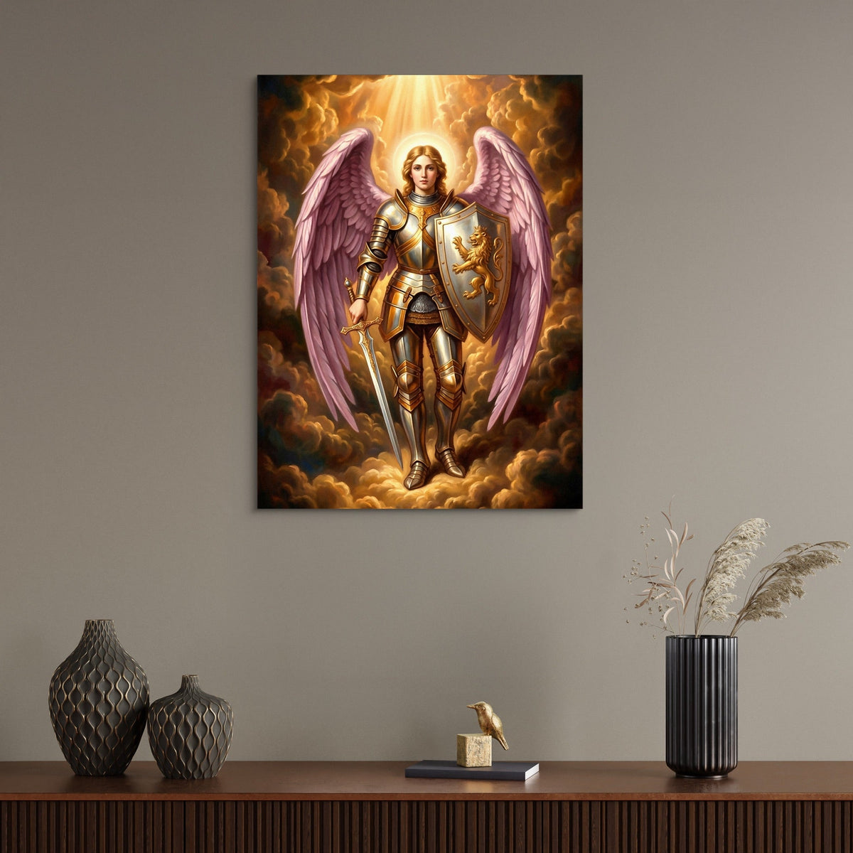 Archangel's Vigil - Luxury Wall Art