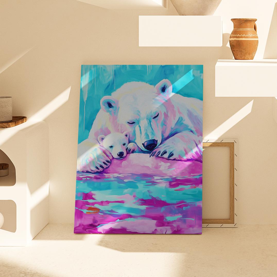 Arctic Bear Love - Luxury Wall Art