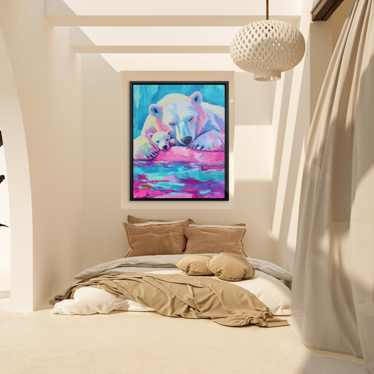 Arctic Bear Love - Luxury Wall Art