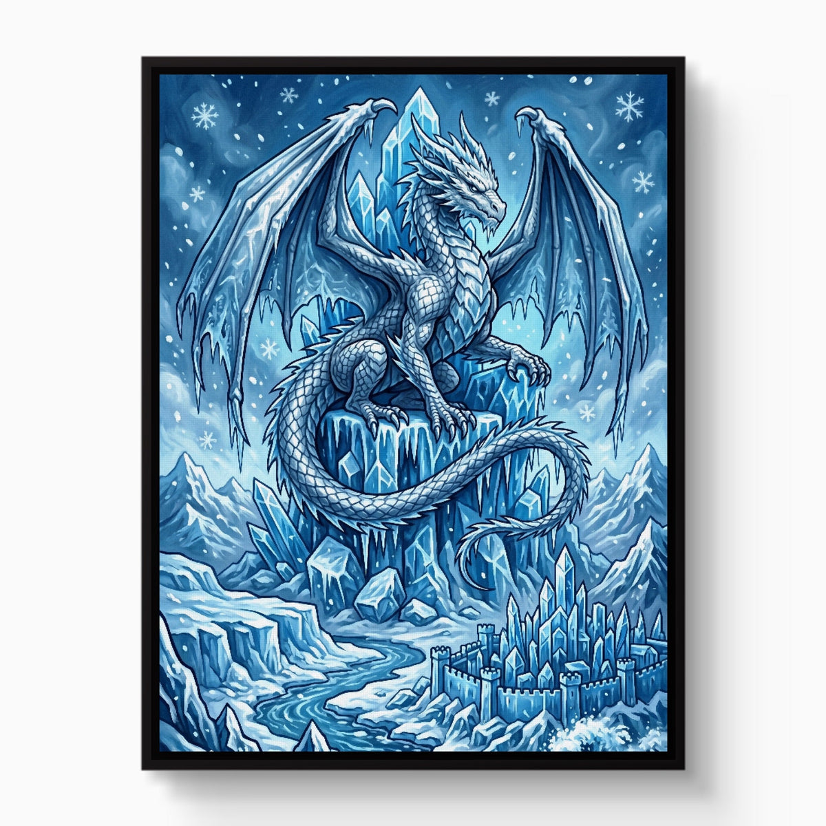 Arctic Dragon - Luxury Wall Art