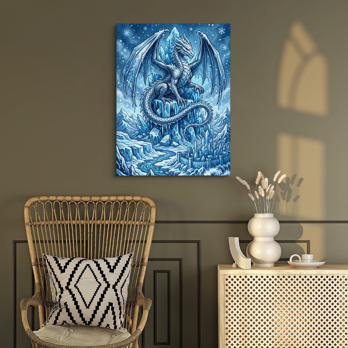 Arctic Dragon - Luxury Wall Art