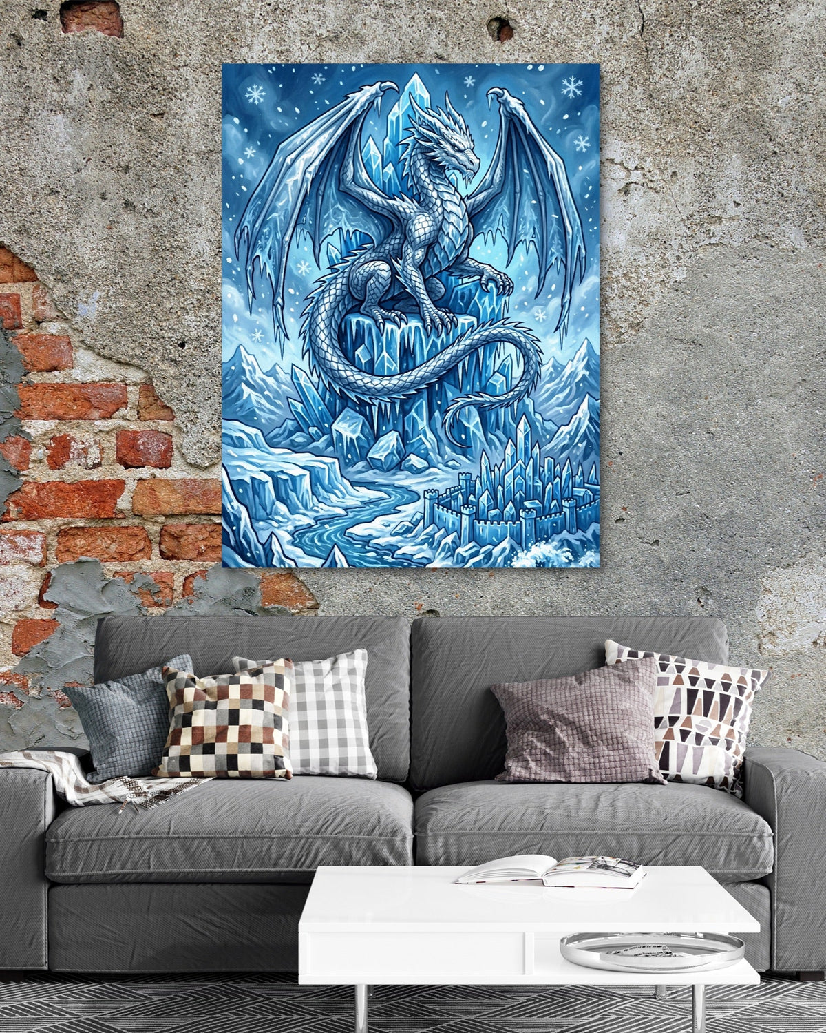 Arctic Dragon - Luxury Wall Art