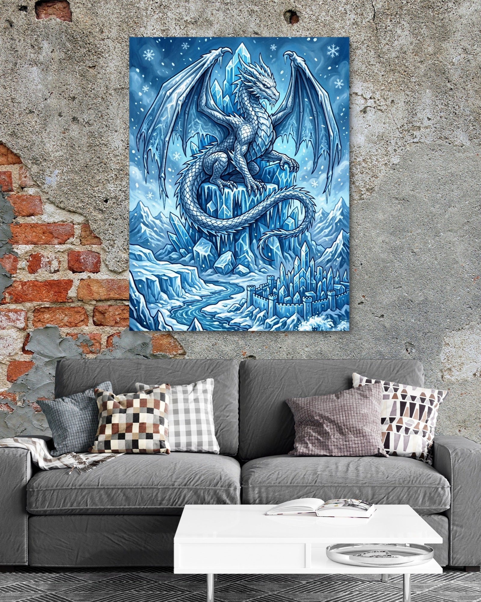 Arctic Dragon - Luxury Wall Art