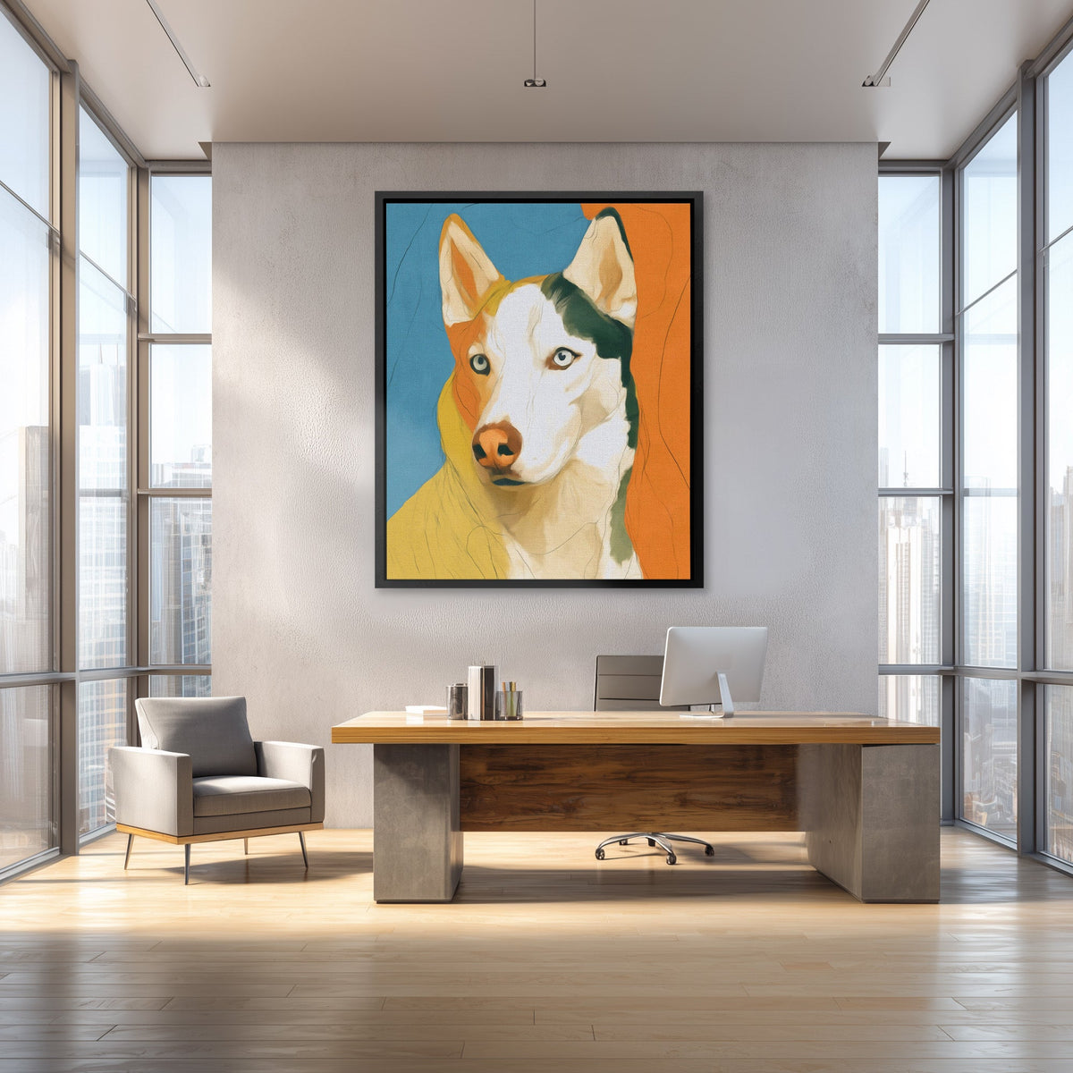 Arctic Dual Eyes - Luxury Wall Art