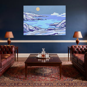 Arctic Iceberg Dusk — Arctic Iceberg Dusk Lounge Wall Land 152