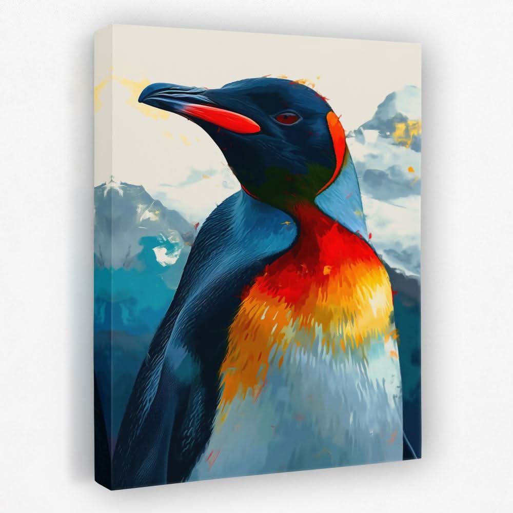 Arctic Penguin - Animals Canvas Wall Art