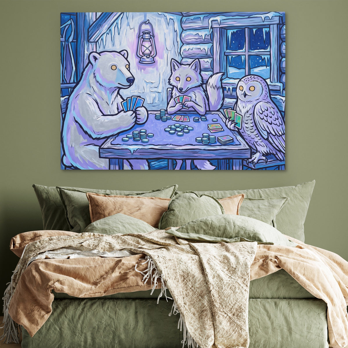 Arctic Poker Night — Arctic Poker Night Green Bedroom 63