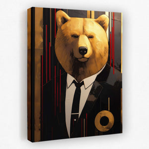 Aristocratic Bear - Luxury Wall Art