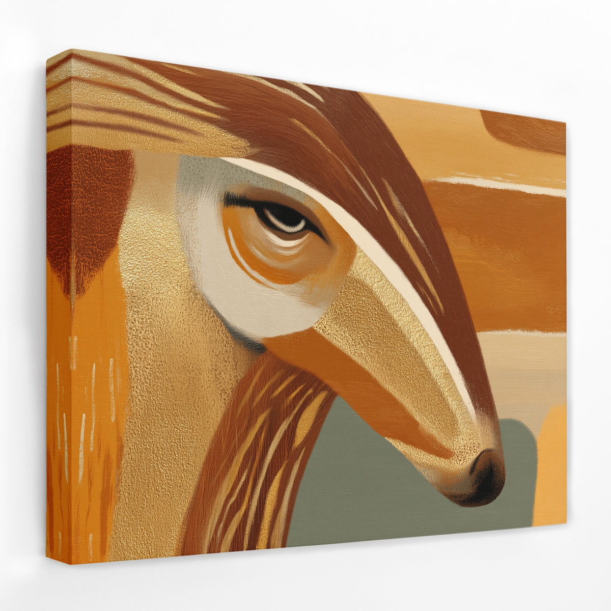 Armadillo Burgundy Expressionist — Armadillo Burgundy Expressionist Landscape   Side View   Mirror Wrap 152