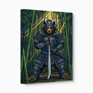 Armored Bear Katana — armored bear katana angled flush print