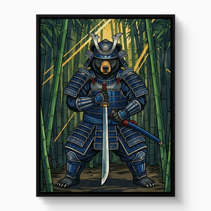 Armored Bear Katana — armored bear katana white studio framed black
