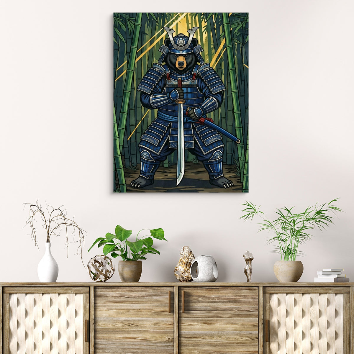 Armored Bear Katana — armored bear katana sq beach cabinet 1port flush print