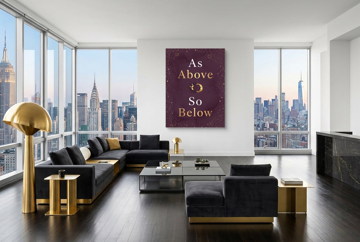 As Above Celestial - Luxury Wall Art