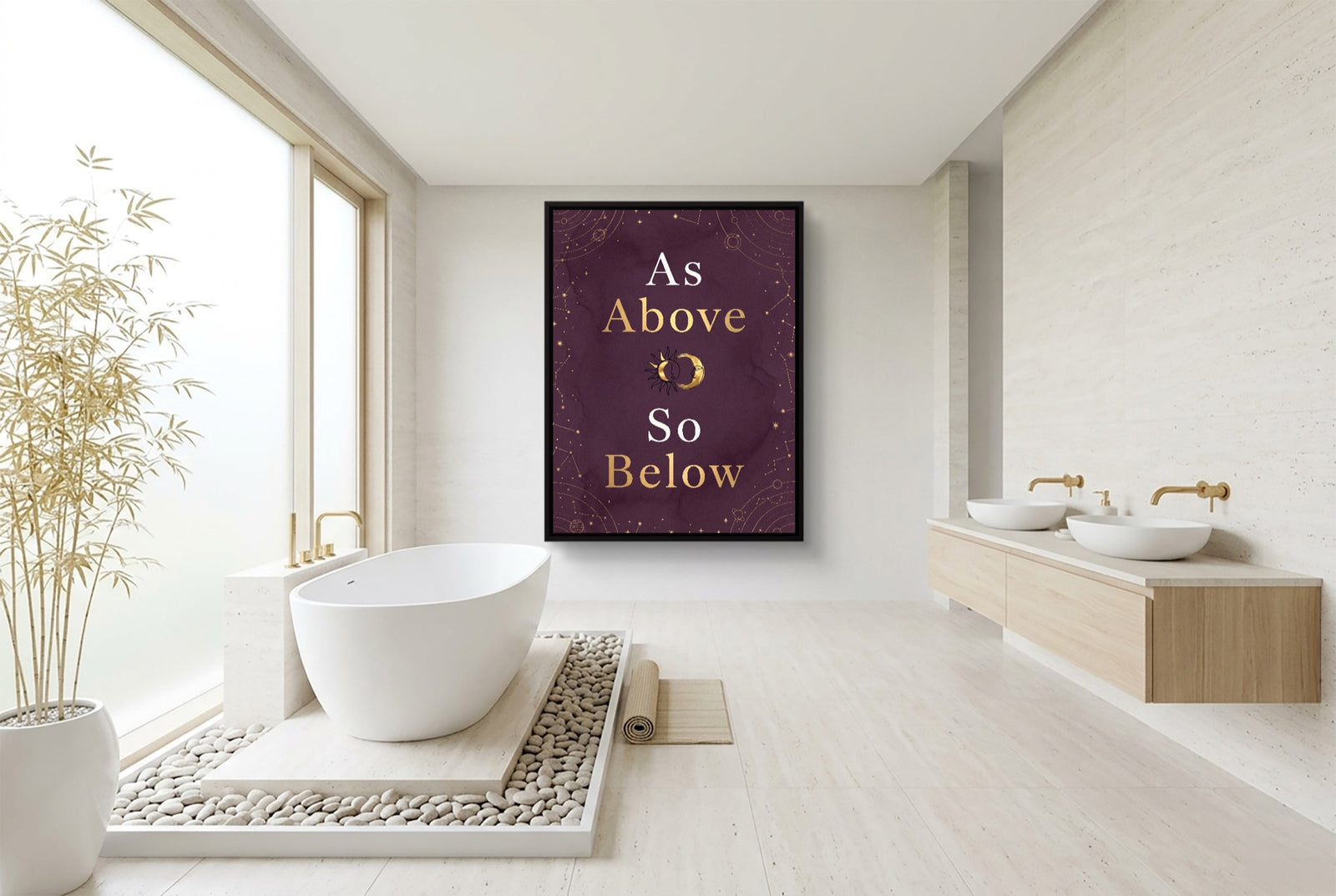 As Above Celestial — as above celestial white studio framed black