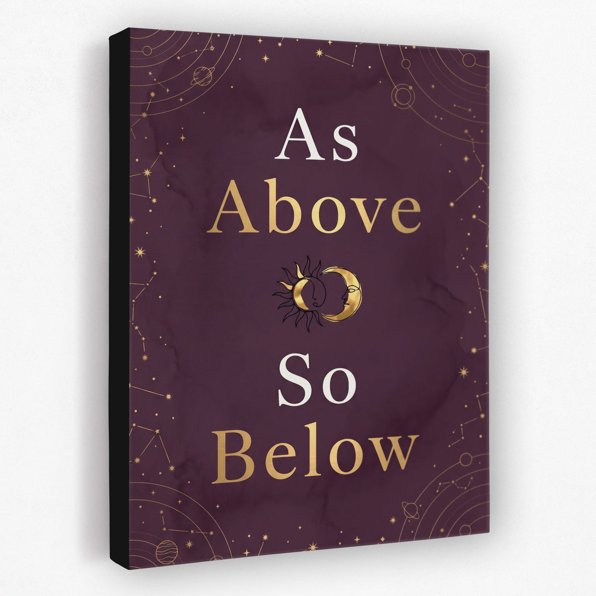 As Above Celestial — as above celestial side view black wrap