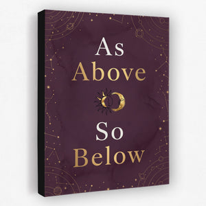 As Above Celestial — as above celestial side view black wrap