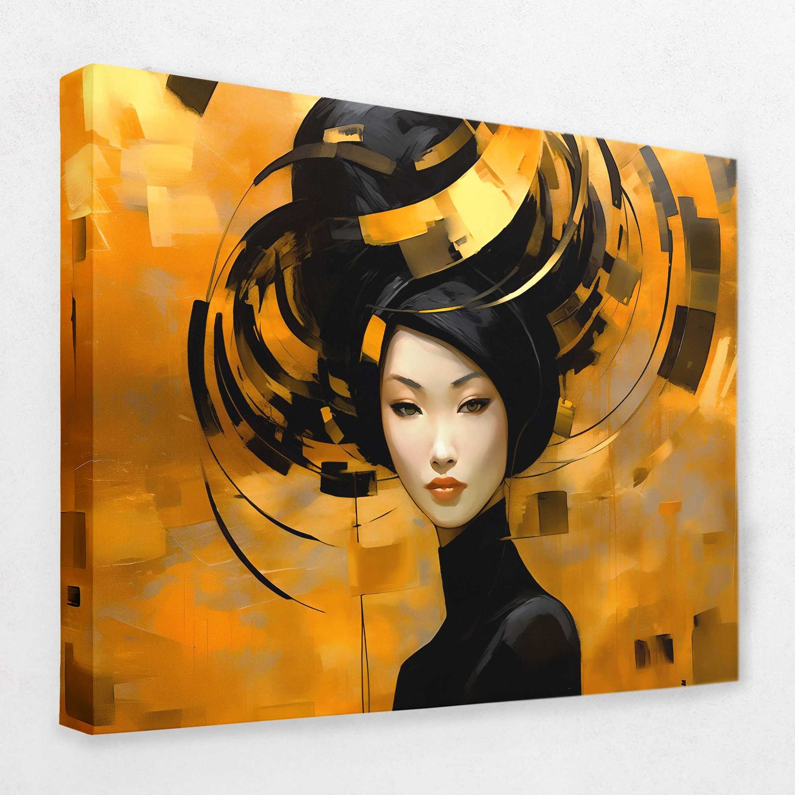 Asian Gold - Asian Canvas Wall Art