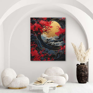 Asian Waves - Luxury Wall Art