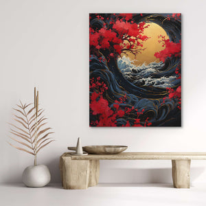 Asian Waves - Luxury Wall Art