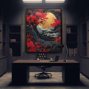 Asian Waves - Luxury Wall Art