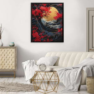 Asian Waves - Luxury Wall Art