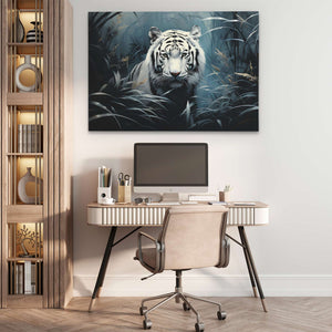 Asian White Tiger - Luxury Wall Art