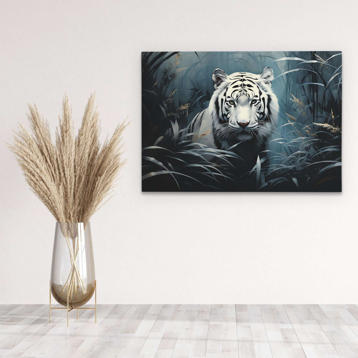 Asian White Tiger - Luxury Wall Art