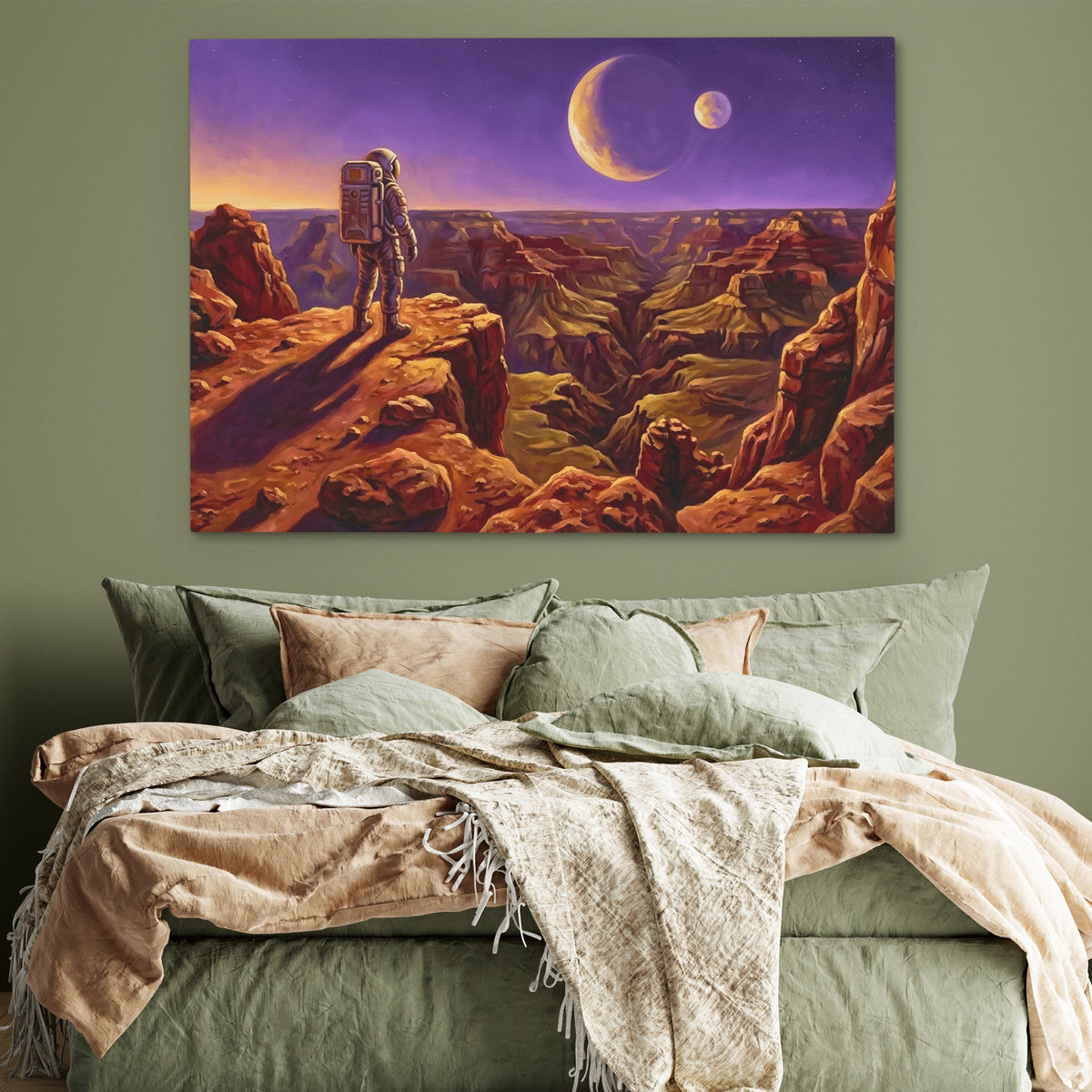 Astronaut Canyon Exploration — Astronaut Canyon Exploration Green Bedroom 64
