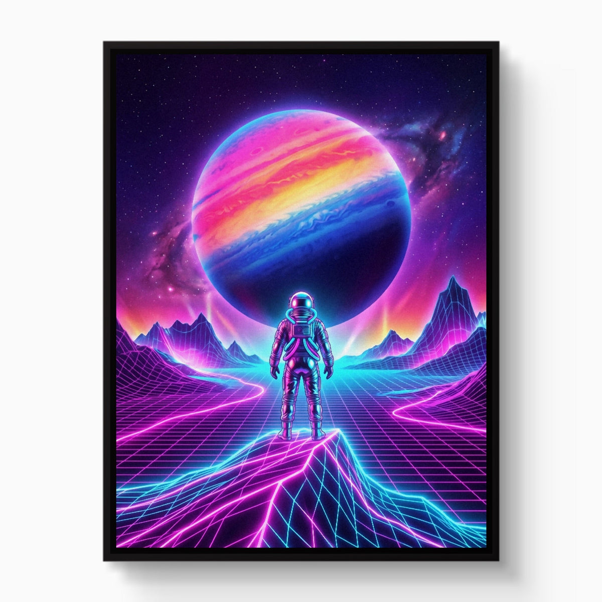 Astronaut Grid Vista - Luxury Wall Art