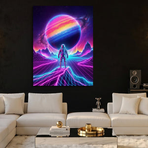 Astronaut Grid Vista - Luxury Wall Art