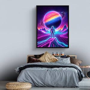 Astronaut Grid Vista - Luxury Wall Art