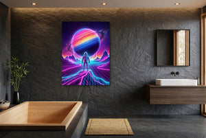 Astronaut Grid Vista - Luxury Wall Art