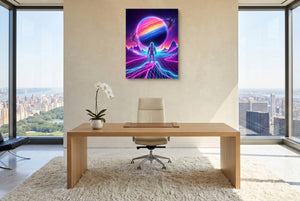 Astronaut Grid Vista - Luxury Wall Art