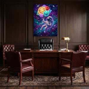 Astronaut's Planet Drift — astronaut's planet drift sq law office 1port flush print