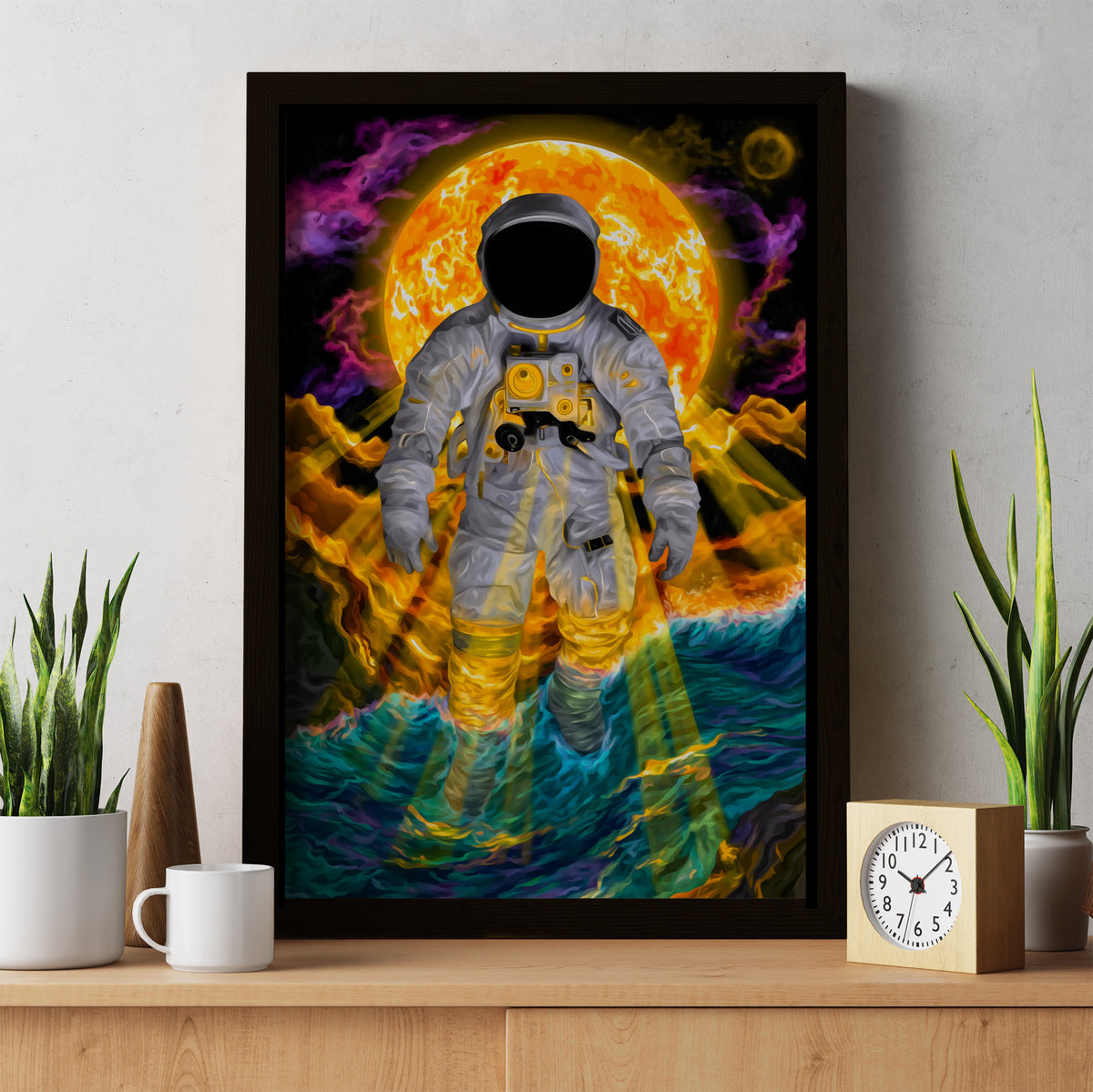 Astronaut's Solar Drift