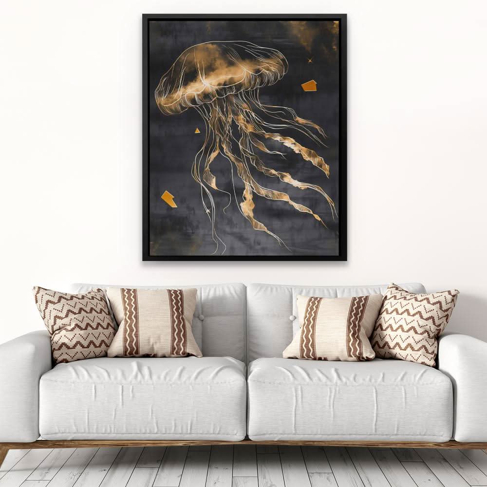 Aureate Drift - Luxury Wall Art