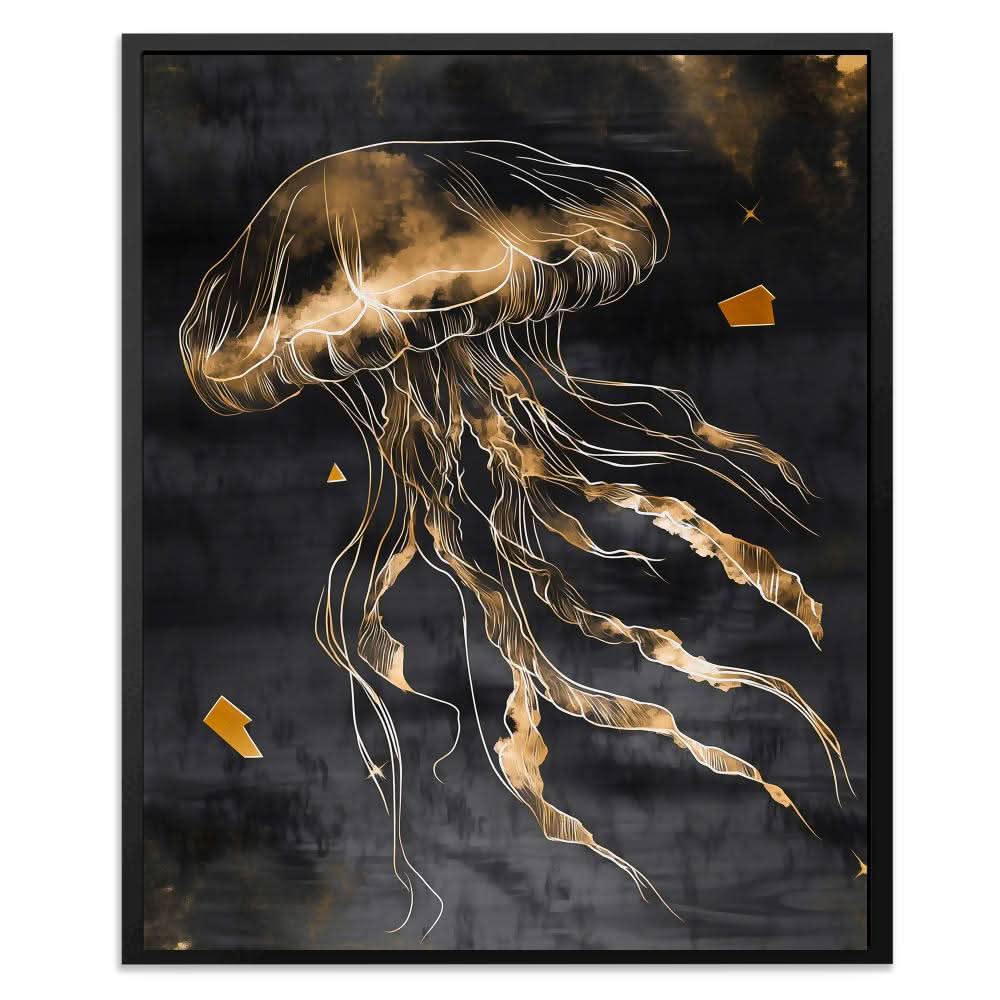 Aureate Drift - Luxury Wall Art