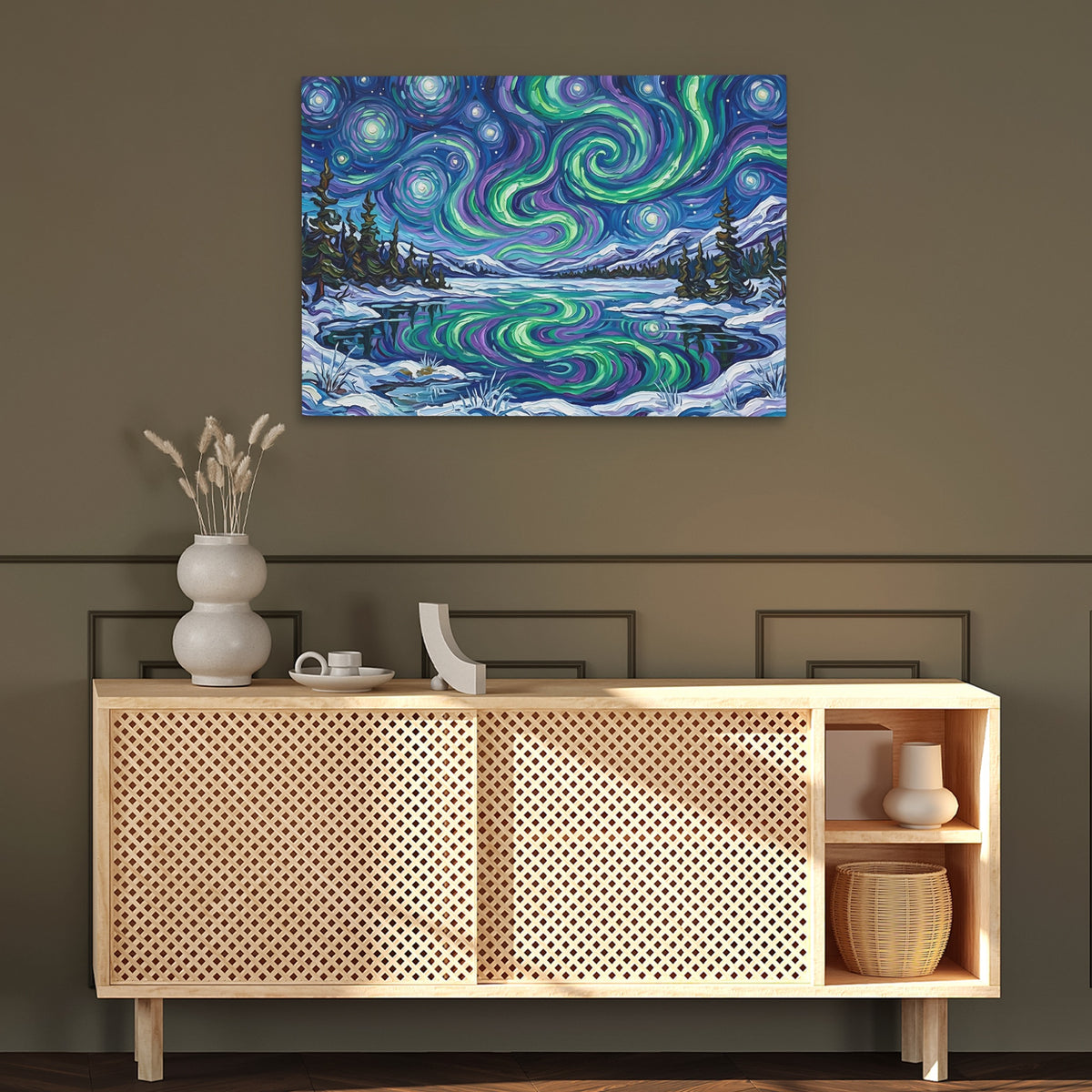 Aurora Borealis Reflection — Aurora Borealis Reflection Hallway Luxury 84