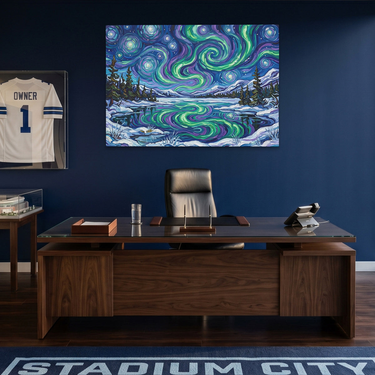 Aurora Borealis Reflection — Aurora Borealis Reflection Stadium Owner Land 192