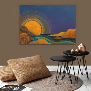 Aurora Mountain Dawn - Luxury Wall Art