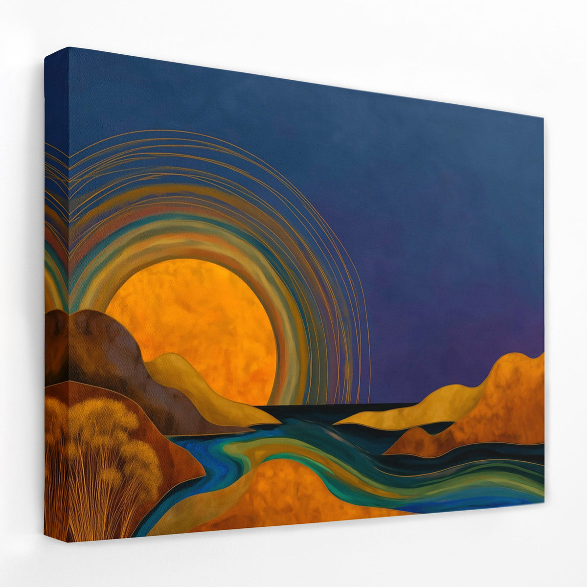 Aurora Mountain Dawn - Luxury Wall Art