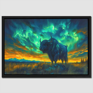 Aurora Sky Bison - Luxury Wall Art