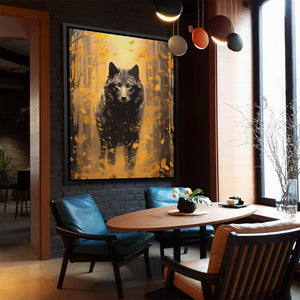 Aurum Wolf - Luxury Wall Art