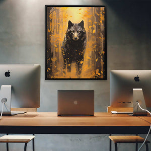 Aurum Wolf - Luxury Wall Art