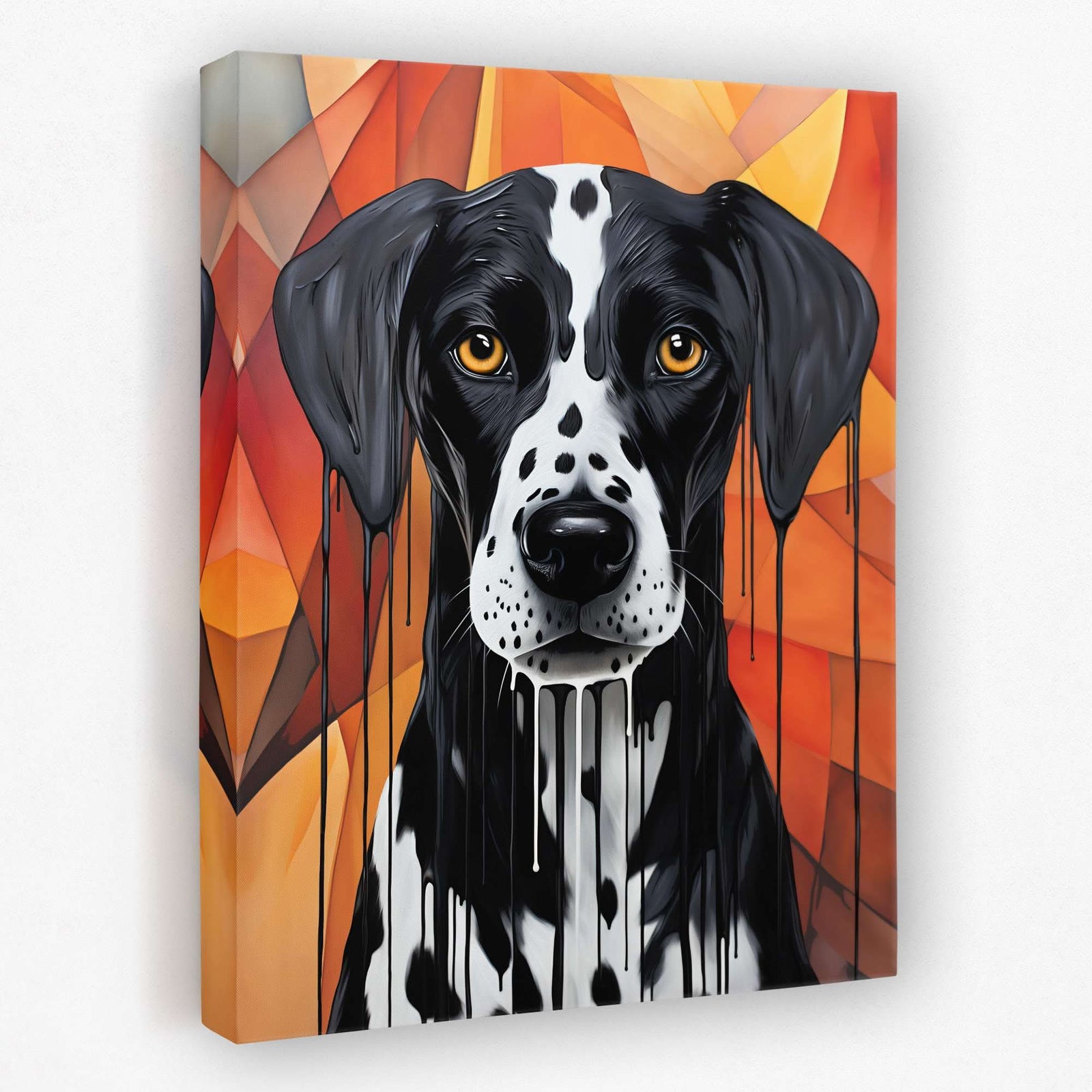 Autumn Dalmatian - Animals Canvas Wall Art
