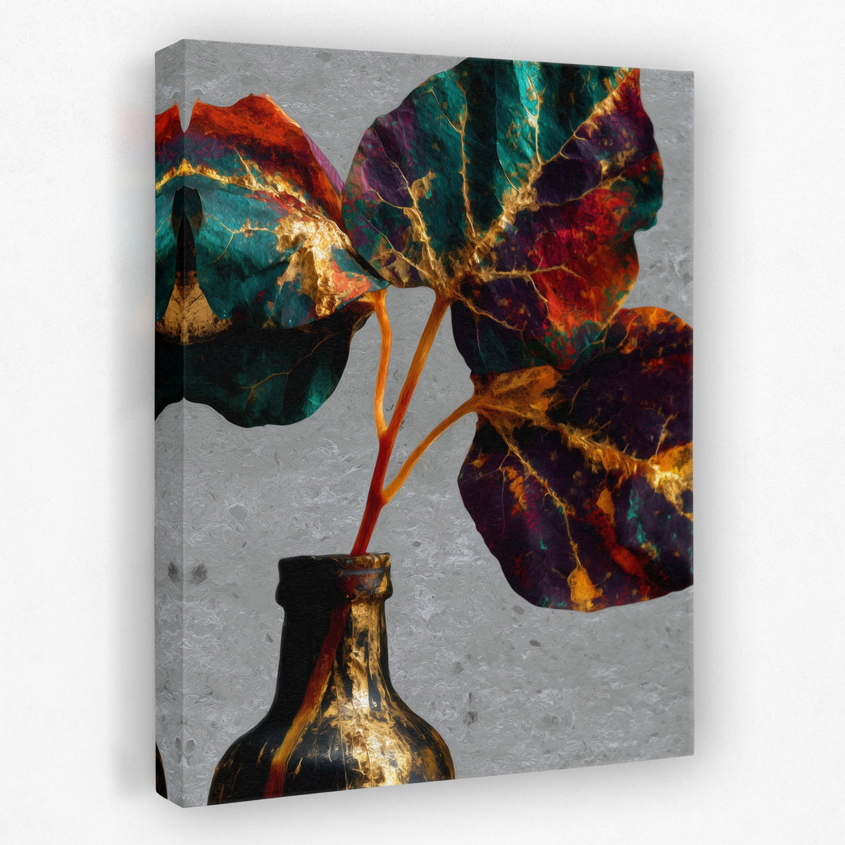 Autumn Leaf Decay — Autumn Leaf Decay Portrait   Side View   Mirror 196