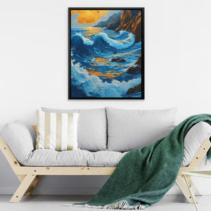 Azul Coastal Bliss - Luxury Wall Art